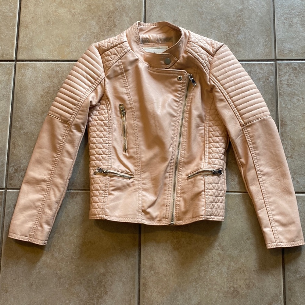 Faux leather jacket